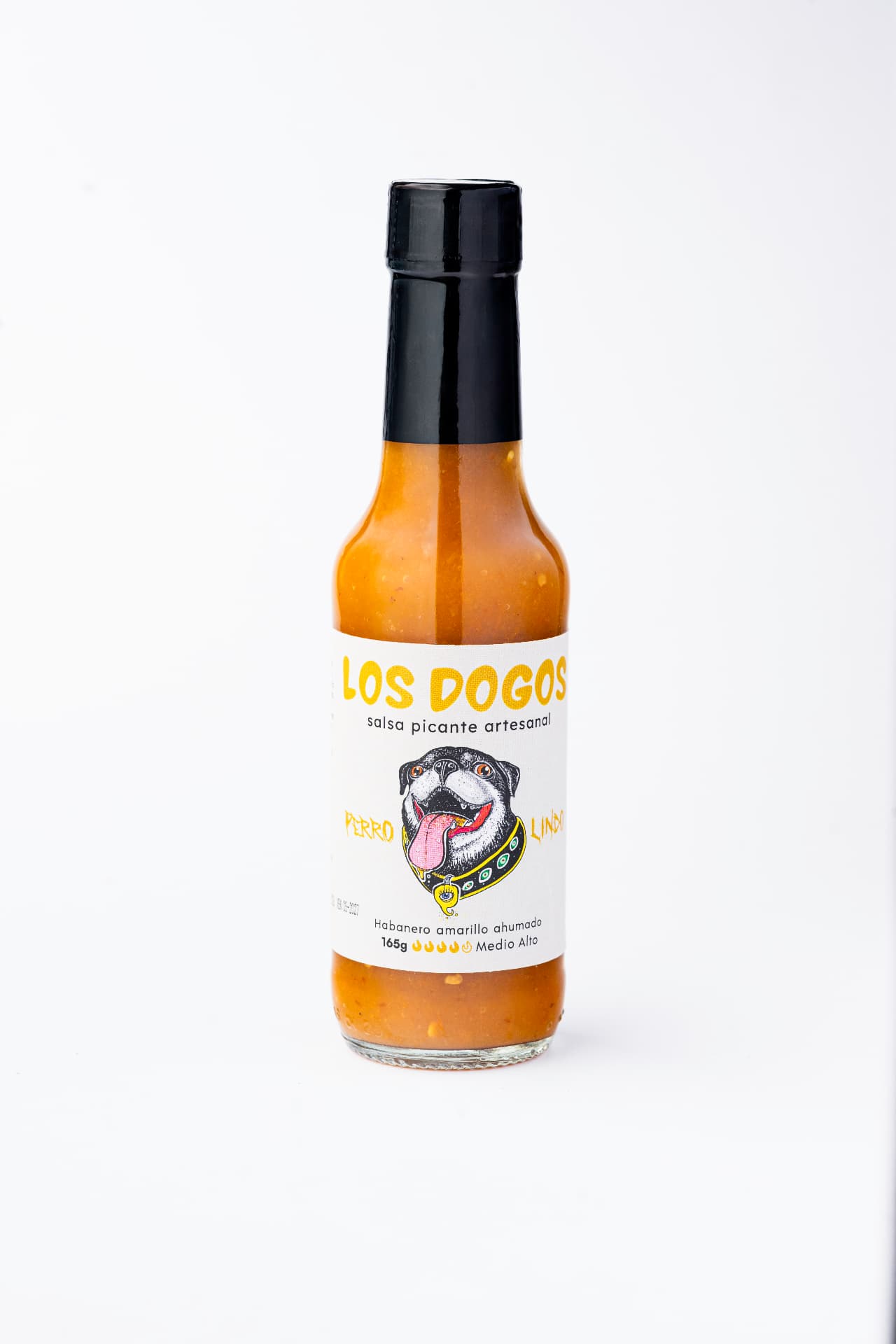 Salsa Perro Lindo de Los Dogos, nivel de picante Medio Alto